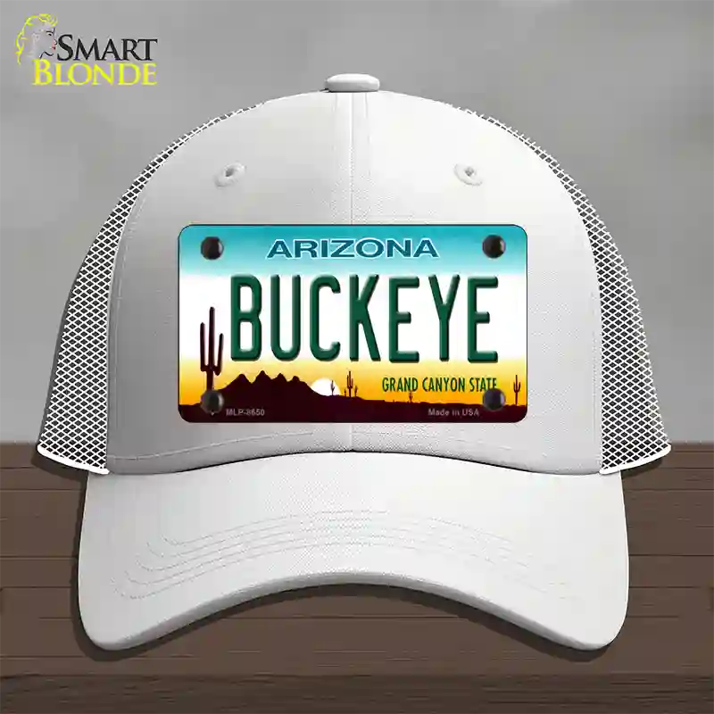 Buckeye Arizona Novelty License Plate Hat Mesh / White