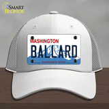 Ballard Washington Novelty License Plate Hat Mesh / White