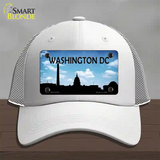 Washington DC Silhouette Novelty License Plate Hat Mesh / White