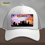 Atlanta Silhouette Novelty License Plate Hat Mesh / White