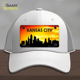 Kansas City Silhouette Novelty License Plate Hat Mesh / White