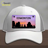 Edmonton Silhouette Novelty License Plate Hat Mesh / White