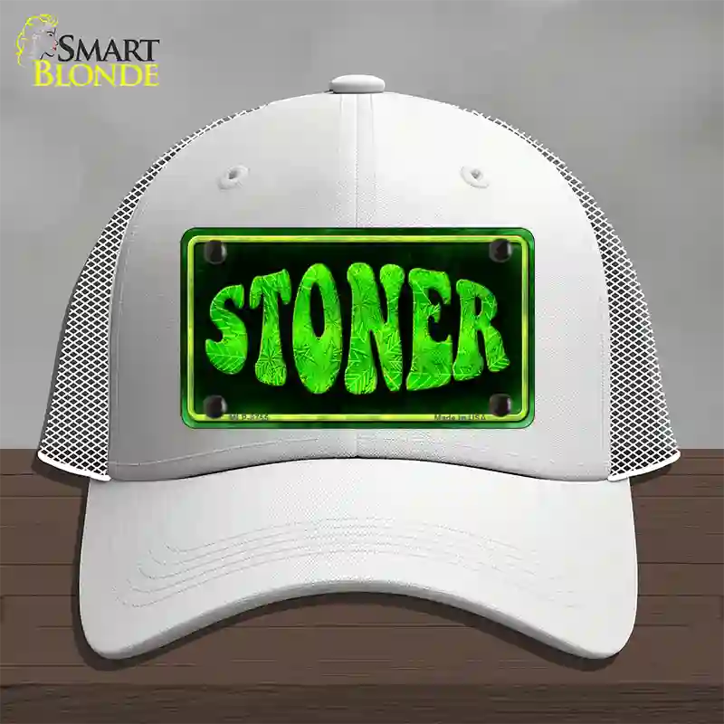 Stoner Novelty License Plate Hat Mesh / White