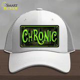 Chronic Novelty License Plate Hat Mesh / White