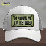 Go Around Me Novelty License Plate Hat Mesh / White