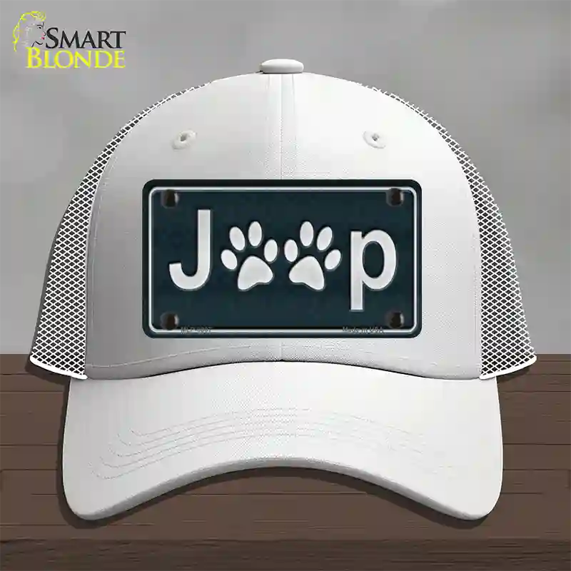 J**p Novelty License Plate Hat Mesh / White