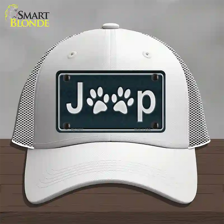 J**p Novelty License Plate Hat Mesh / White