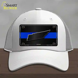 Tennessee Thin Blue Line Novelty License Plate Hat Mesh / White