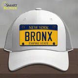 Bronx New York Novelty License Plate Hat Mesh / White