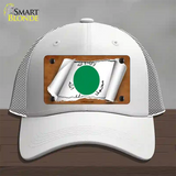 Somaliland Flag Scroll Novelty License Plate Hat Mesh / White