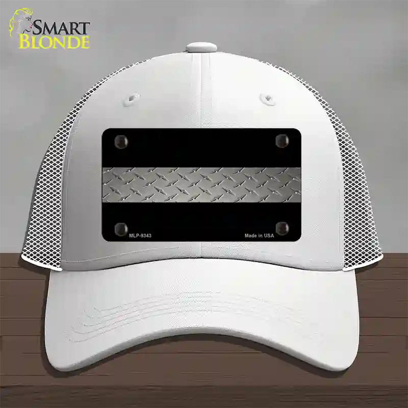 Corrections Diamond Novelty License Plate Hat Mesh / White