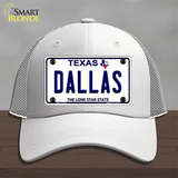 Dallas Texas Novelty License Plate Hat Mesh / White