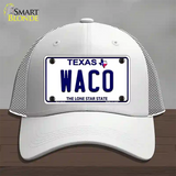 Waco Texas Novelty License Plate Hat Mesh / White