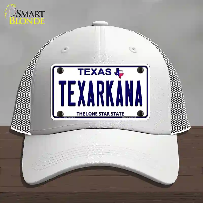 Texarkana Texas Novelty License Plate Hat Mesh / White