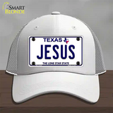 Jesus Texas Novelty License Plate Hat Mesh / White