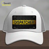 Dispatcher Novelty License Plate Hat Mesh / White