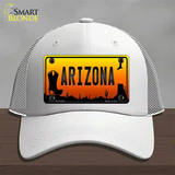 Boot Arizona Scenic Novelty License Plate Hat Mesh / White