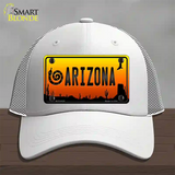 Snake Arizona Scenic Novelty License Plate Hat Mesh / White