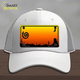 Snake Blank Scenic Novelty License Plate Hat Mesh / White