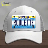 Roulette Nevada Novelty License Plate Hat Mesh / White