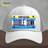 Double Down Nevada Novelty License Plate Hat Mesh / White