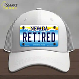 Retired Nevada Novelty License Plate Hat Mesh / White