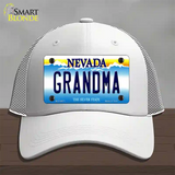 Grandma Nevada Novelty License Plate Hat Mesh / White