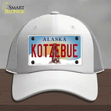 Kotzebue Alaska State Novelty License Plate Hat Mesh / White