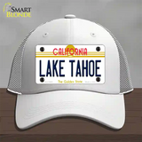 Lake Tahoe California Novelty License Plate Hat Mesh / White