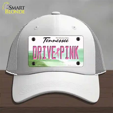 Drive Pink Tennessee Novelty License Plate Hat Mesh / White