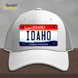 Scenic Idaho Novelty License Plate Hat Mesh / White