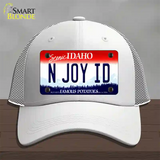 N Joy ID Idaho Novelty License Plate Hat Mesh / White