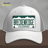 Breckenridge Colorado Novelty License Plate Hat Mesh / White