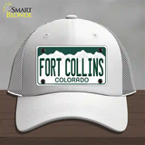 Fort Collins Colorado Novelty License Plate Hat Mesh / White