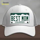 Best Mom Colorado Novelty License Plate Hat Mesh / White