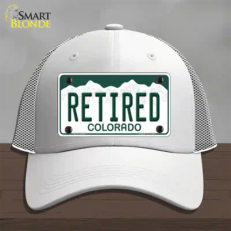 Retired Colorado Novelty License Plate Hat Mesh / White