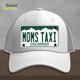 Moms Taxi Colorado Novelty License Plate Hat Mesh / White