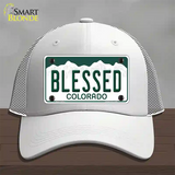 Blessed Colorado Novelty License Plate Hat Mesh / White