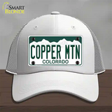 Copper Mountain Colorado Novelty License Plate Hat Mesh / White