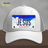 Jesus South Dakota Novelty License Plate Hat Mesh / White