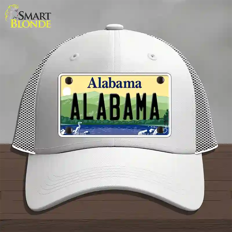 Alabama Hills Novelty License Plate Hat Mesh / White