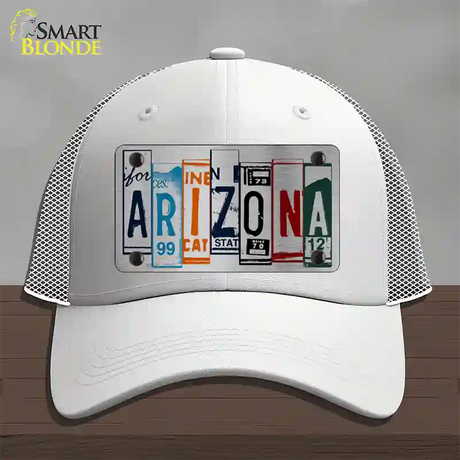 Arizona License Plate Art Novelty License Plate Hat Mesh / White