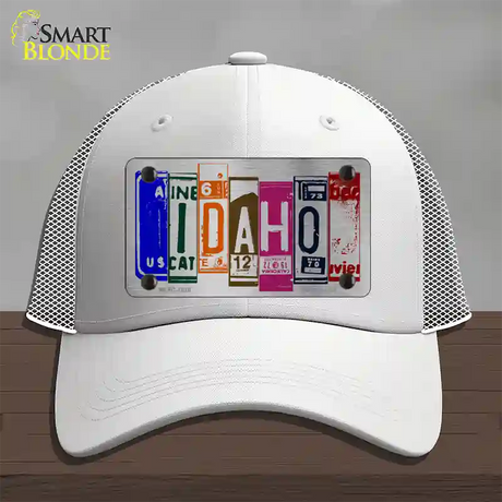 Idaho License Plate Art Novelty License Plate Hat Mesh / White