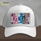 Kansas License Plate Art Novelty License Plate Hat Mesh / White