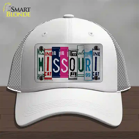 Missouri License Plate Art Novelty License Plate Hat Mesh / White