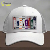 Nevada License Plate Art Novelty License Plate Hat Mesh / White