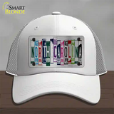 North Carolina License Plate Art Novelty License Plate Hat Mesh / White