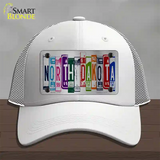 North Dakota License Plate Art Novelty License Plate Hat Mesh / White