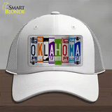 Oklahoma License Plate Art Novelty License Plate Hat Mesh / White