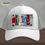 Texas License Plate Art Novelty License Plate Hat Mesh / White